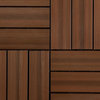 Kontiki Interlocking Deck Tiles, Brown