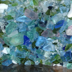 Landscape Recycled Glass - 屋外用プランター