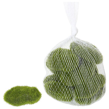 Vickerman Artificial Moss Covered Rocks, there are 36 Rocks per Bag.