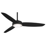 Minka Aire - Concept Iv Led 54" Ceiling Fan, Coal - Stylish and bold. Make an illuminating statement with this fixture. An ideal lighting fixture for your home.