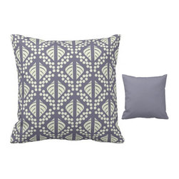 "Kent" Print Reversible Pillow - Decorative Pillows