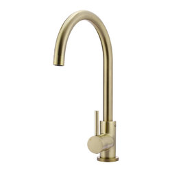 MEIR TIGER BRONZE ROUND KITCHEN MIXER TAP (SKU: MK03-BB) - Kitchen Mixers