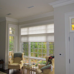 Motorized Decorative Roller Shades - Oakville - Roller Shades