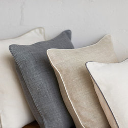 Barn & Willow : Belgian Linen Throw Pillows - Decorative Pillows