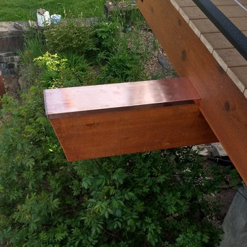 Cable Railings & Steel Stair on New Deck