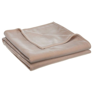 Vellux Blanket, Tan, Twin/Full