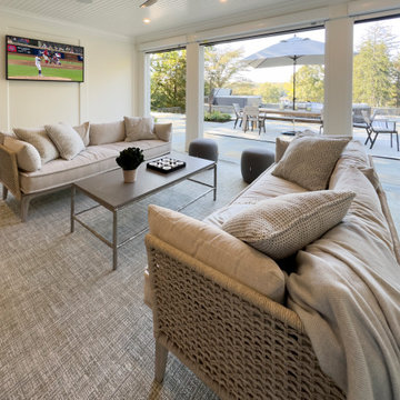 Expansive Deck and Pool House