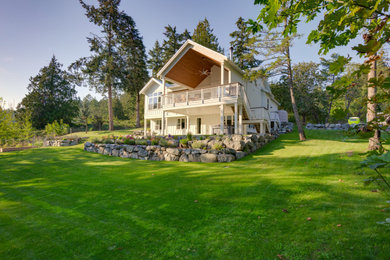 Inspiration for a country exterior home remodel in Vancouver