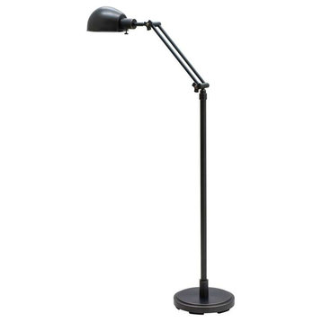 House of Troy Oil Rubbed Bronze Adjustable Pharmacy Floor Lamp - AD400-OB