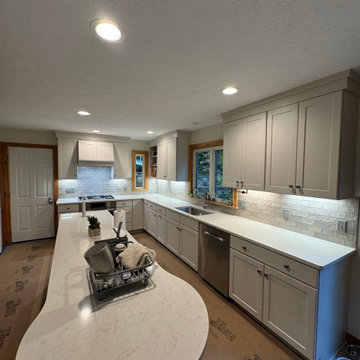 Light & Brightened Kitchen Space