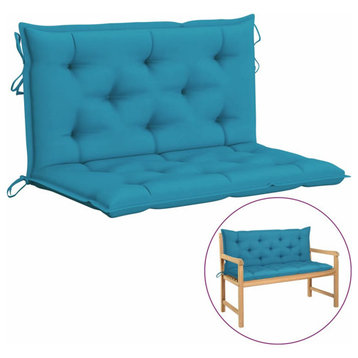 vidaXL Bench Cushion 2 Pcs Outdoor Garden Seat Cushion Light Blue Oxford Fabric