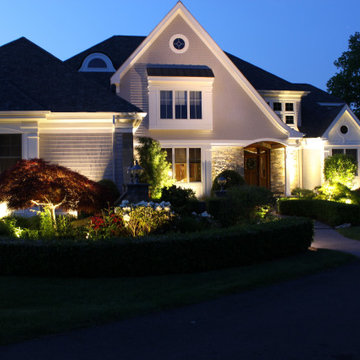 A Festive Lit Home of Color