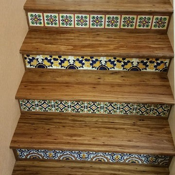 Mocha Eucalyptus Floor Treads with Pattern