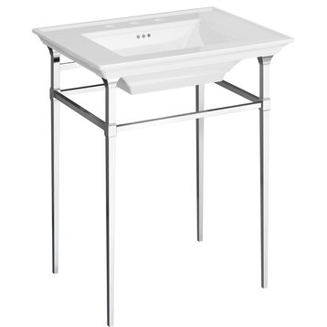 American Standard 8721.000 Town Square S Metal Lavatory Console - Polished