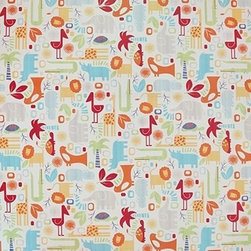 Animals Orange Roller blind - Roller Shades