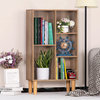 3 Tier Mid-Century Modern Bookcase with Legs for Bedroom, Living Room