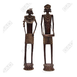 DHOKRA MADIA & MADIN MUSICIANS - Decorative Objects And Figurines