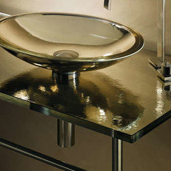 Vitraform 552 Rectangular Front Double Oval Basin Countertop - Products