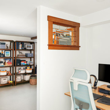 Sellwood-Moreland Basement Remodel - Office Cove View