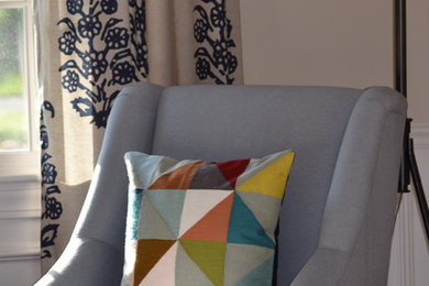 Example of a living room design in Boston
