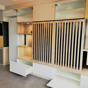 HABILLAGE MURAL - ESPACE BUREAU/TELEVISION