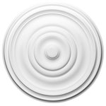 Orac Decor - Orac Decor Plain Polyurethane Ceiling Medallion, Diameter: 19-1/8" - Our Plain Ceiling Medallions ideally utilized as simple yet elegant Ceiling ornamentation as well as adapted for use with lighting fixtures by merely drilling through its center.