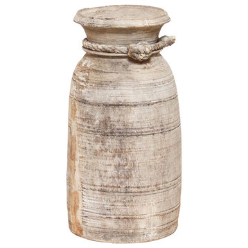 Handmade Wooden Vase-Anura