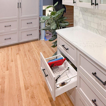 Katharine’s Kitchen with Hidden Charging Drawer