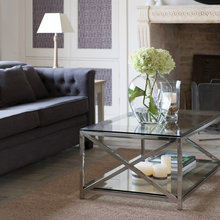 The Manhatton Glass and Chrome range