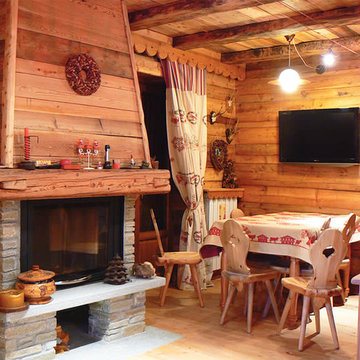 Chalet in larice in Alta Valle di Susa