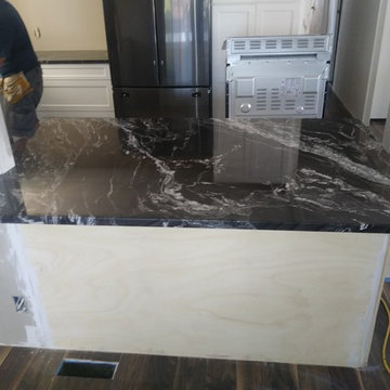 "Silver Waves" Granite Countertops
