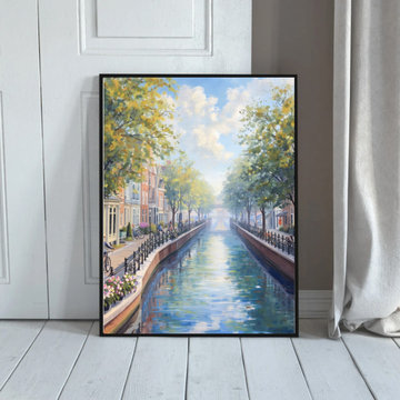 High-End Organic Pop Art Canvas Prints for Boutique Design Concepts