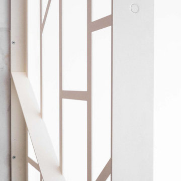 Garde corps CANVA sur escalier ancien