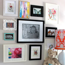 gallery wall_kids br