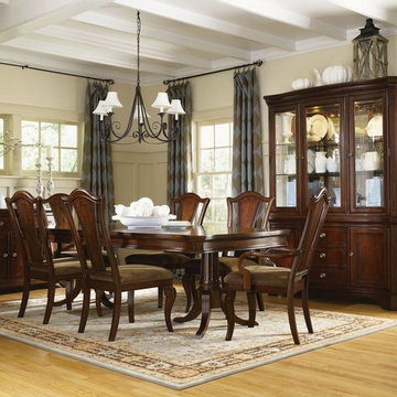 Legacy Classic American Traditions Rectangular Pedestal Table Set