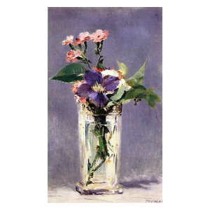 Edouard Manet Flowers In A Crystal Vase 18 X27 Wall Decal Print