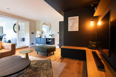 Example of a trendy home design design