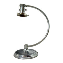 American Chase Art Deco Chrome Desk Lamp - Products