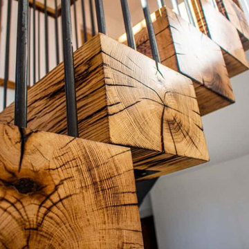 Flamed Oak Staircase