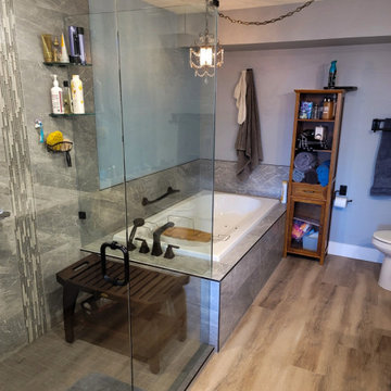 Finished secondary suite ensuite bathroom