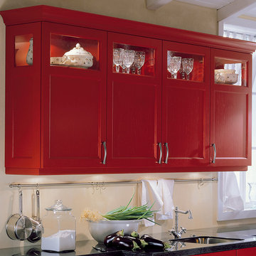 Crimson kitchen