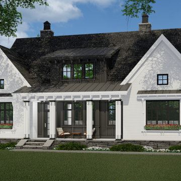 Hidden Brook Farm House Plan - Front