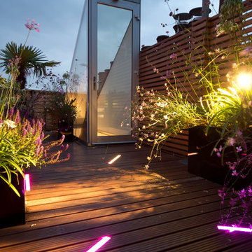 London Mews - Roof Terrace Lighting