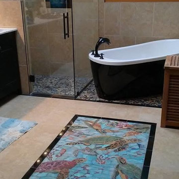 Mosaic Patterns, Sea Turtles and Fish I Mozaico