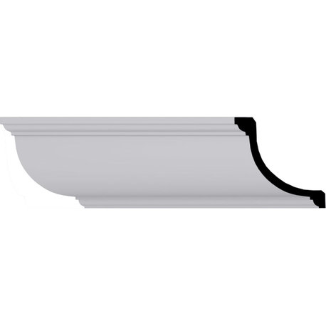 6 3/8"Hx6 3/8"Px9"Fx94 1/2"L Claremont Crown Moulding