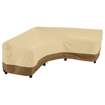Patio V-Shape Sectional Lounge Set Cover, Water Resistant Furniture Cover