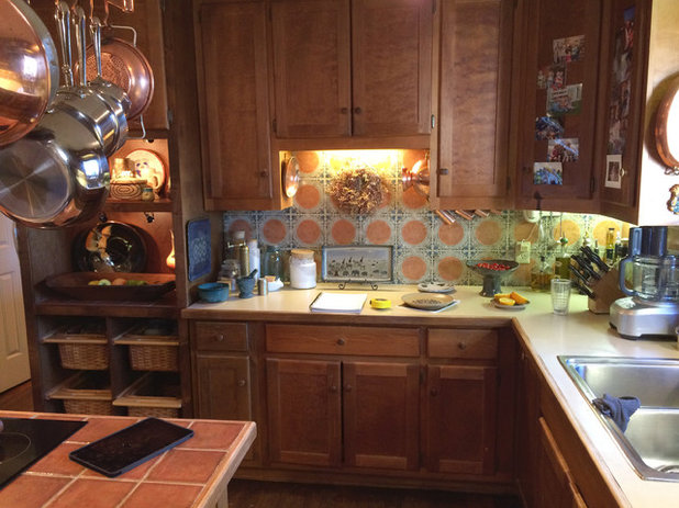 Eye-Popping Italian Tile Stays to Guide Kitchen Re-Do