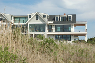 Minimalist wood house exterior photo in Philadelphia