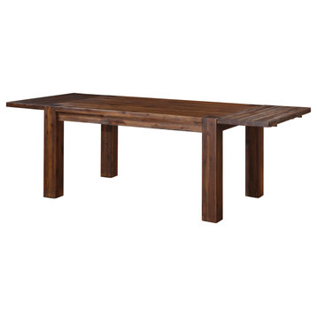 Millstone Modern Rectangle Table in Acacia Rustic Brown