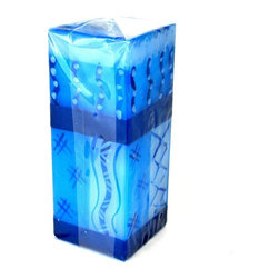 Nobunto - Hand Painted Rectangular Candle, Feruzi Design - Candles